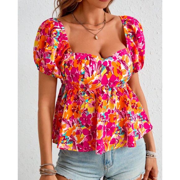 SHEIN Tops - Floral Top